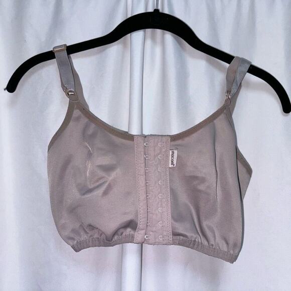 Hook Front Neutral Tan Surgical Bra | Sz S (No Size Tag) - Picture 2 of 4